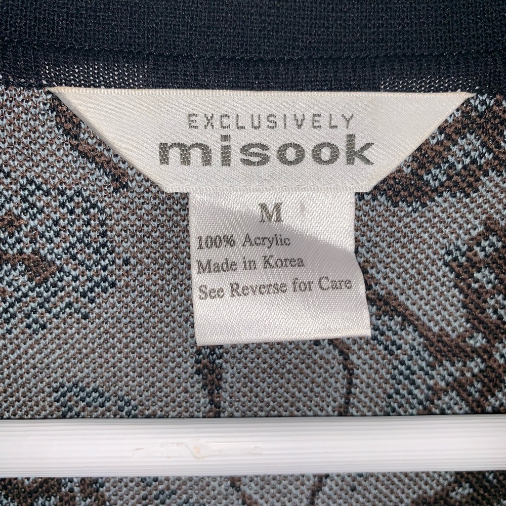 Misook Snake Pattern Cardigan Blazer - image 4